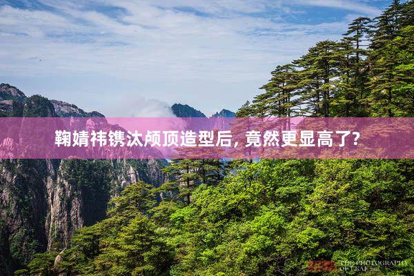 鞠婧祎镌汰颅顶造型后, 竟然更显高了?
