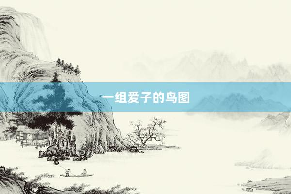一组爱子的鸟图