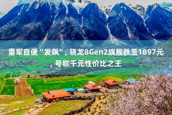 雷军自便“发飙”, 骁龙8Gen2旗舰跌至1897元, 号称千元性价比之王